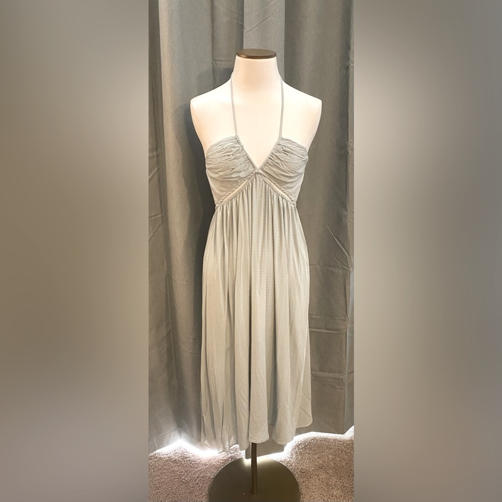 Fiestar halter cutout midi dress